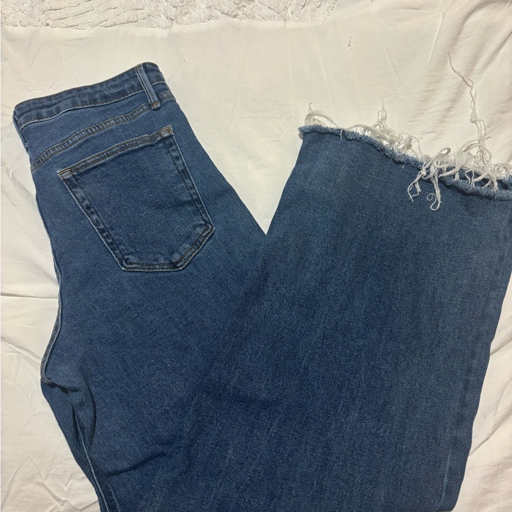 Just Black Blue Wide Leg Pants